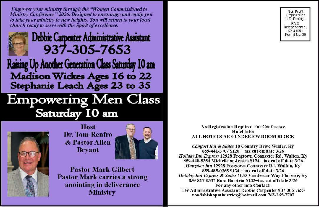 Empowering Women's Movement Back Flyer